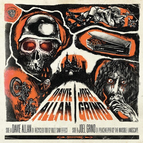 Allan Davie / Joel Grind - Split i gruppen VINYL / Rock hos Bengans Skivbutik AB (3740527)