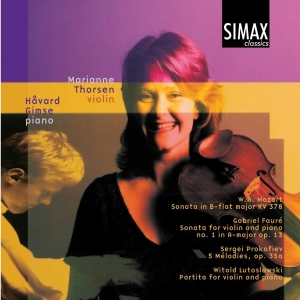 Thorsenmarianne/Håvard Gimse - Mozart/Fauré/Prokofiev/Lutoslawski i gruppen CD hos Bengans Skivbutik AB (3744620)