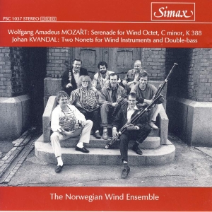 Norsk Blåseensemble - Mozart/Kvandal i gruppen CD / Klassisk hos Bengans Skivbutik AB (3744678)