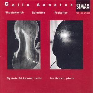Birkelandøystein/Brownian - Cellosonater/Prok/Shost/Schnit i gruppen CD / Klassisk hos Bengans Skivbutik AB (3746143)