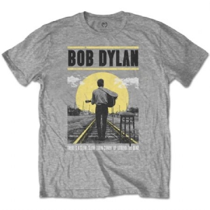 Bob Dylan - BOB DYLAN UNISEX TEE: SLOW TRAIN (M) i gruppen -Start Tshirt hos Bengans Skivbutik AB (3756587)