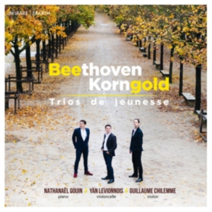 Nathanael Gouin - Beethoven/Korngold: Trios De Jeunesse i gruppen CD / Klassisk,Annet hos Bengans Skivbutik AB (3760923)