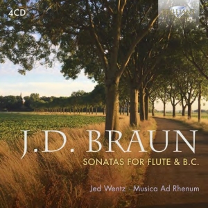Braun Jean-Daniel - Sonatas For Flute & B.C. (4 Cd) i gruppen CD hos Bengans Skivbutik AB (3778539)