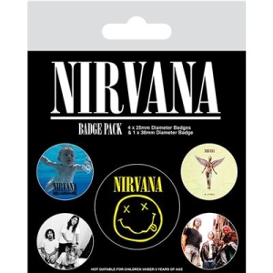 Nirvana - Badge Pack i gruppen Minishops / Nirvana hos Bengans Skivbutik AB (3778765)