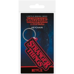 Stranger Things - Stranger Things (Logo) Rubber Keychain i gruppen Minishops / Stranger things hos Bengans Skivbutik AB (3779077)