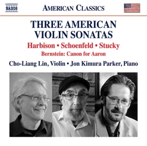 Bernstein Leonard Harbison John - Three American Violin Sonatas i gruppen CD hos Bengans Skivbutik AB (3799132)