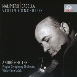 Malipiero Gian Francesco Casella - Violin Concertos i gruppen Externt_Lager / Naxoslager hos Bengans Skivbutik AB (3814619)