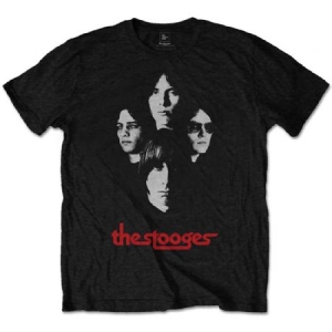 The Stooges - Group Shot Uni Bl T-Shirt i gruppen MERCHANDISE / T-shirt / Punk hos Bengans Skivbutik AB (3828284r)
