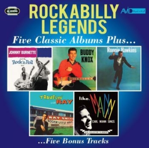 Various Artists - Rockabilly Legends - Five Classic A i gruppen Labels /  hos Bengans Skivbutik AB (3843091)