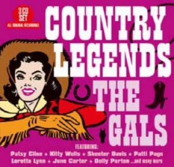 Various Artists - Country Legends - Girls i gruppen CD / Toppselgere hos Bengans Skivbutik AB (3846208)