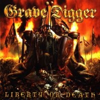 Grave Digger - Liberty Or Death (Red/Black Splatte i gruppen VINYL / Metal hos Bengans Skivbutik AB (3846234)