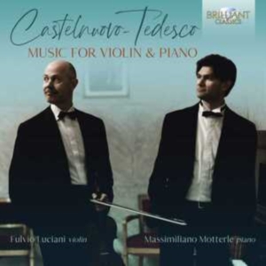 Mario Castelnuovo-Tedesco - Music For Violin & Piano i gruppen CD hos Bengans Skivbutik AB (3846989)