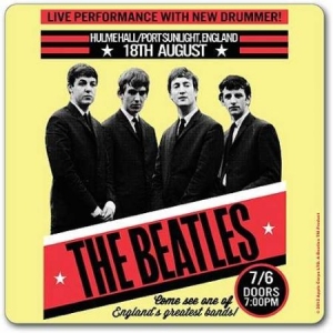 Beatles - The Beatles Single Cork Coaster: 1962 Po i gruppen Merchandise hos Bengans Skivbutik AB (3862831)