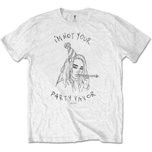 Billie Eilish - Party Favor Uni Wht    i gruppen MERCHANDISE / T-shirt / Pop-Rock hos Bengans Skivbutik AB (3865153)