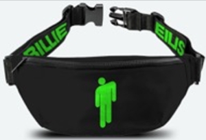 Billie Eilish - Bumbag Black - Bad Guy i gruppen Labels /  hos Bengans Skivbutik AB (3868075)