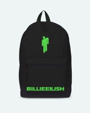 Billie Eilish - Classic Backpack Black - Bad Guy i gruppen Labels /  hos Bengans Skivbutik AB (3868084)