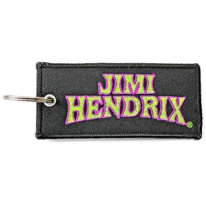 Jimi Hendrix - Keychain: Arched Logo i gruppen MERCHANDISE / Nøkkelring / Pop-Rock hos Bengans Skivbutik AB (3880824)