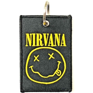 Nirvana  - Keychain: Happy Face (Double Sided) i gruppen MERCHANDISE / Nøkkelring / Heavy Metal hos Bengans Skivbutik AB (3880830)