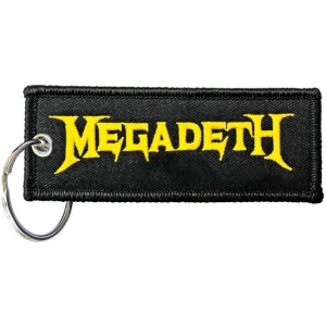 Megadeth  - Keychain: Logo (Double Sided) i gruppen MERCHANDISE / Merch / Metal hos Bengans Skivbutik AB (3880839)