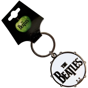 The Beatles - Drum Logo Keychain i gruppen MERCHANDISE / Accessoarer / Pop-Rock hos Bengans Skivbutik AB (3882384)