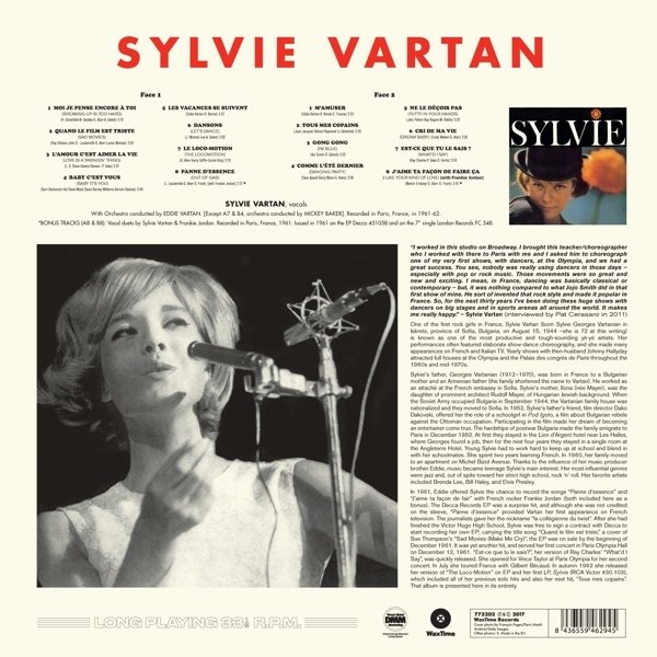 Sylvie Vartan - Sylvie Vartan i gruppen VINYL / Toppselgere hos Bengans Skivbutik AB (3922604)