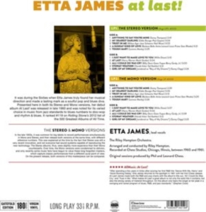 Etta James - At Last! i gruppen VINYL / Jazz hos Bengans Skivbutik AB (3923717)