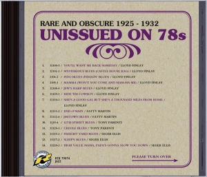 Various - Unissued On 78.4 i gruppen Annet /  hos Bengans Skivbutik AB (3929006)