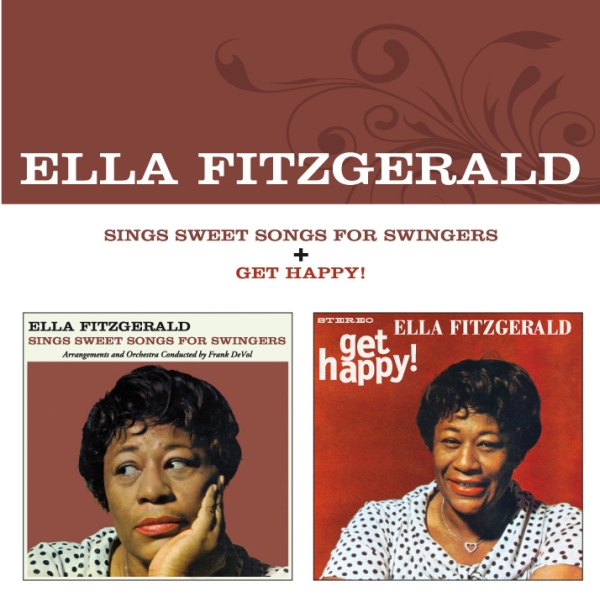 Ella Fitzgerald - Sings Sweet Songs For Swingers + Get Happy! i gruppen CD / Jazz/Blues hos Bengans Skivbutik AB (3930594)