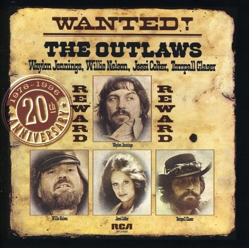 Waylon Jennings - Wanted: The Outlaws i gruppen CD / Country hos Bengans Skivbutik AB (3939693)