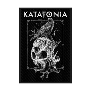 Katatonia - Crow Skull Standard Patch i gruppen MERCHANDISE / Merch / Metal hos Bengans Skivbutik AB (3943298)