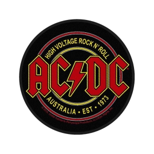 Ac/Dc - High Voltage Rock N Roll Standard Patch i gruppen MERCH / Minsishops-merch / Ac/Dc hos Bengans Skivbutik AB (3946320)