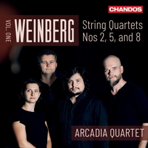 Weinberg Mieczyslaw - String Quartets, Vol.1 - Nos. 2, 5, i gruppen CD hos Bengans Skivbutik AB (3949106)