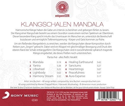Buchert Jens - Entspanntsein - Klangschalen Mandala (Eine Klangreise Für Meditation, Entspannung & Achtsamkeit) i gruppen CD / Worldmusic/ FolkeMusikkk hos Bengans Skivbutik AB (3950961)