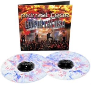 Primal Fear - Live In The Usa (White W Blue+Red M i gruppen VINYL / Metal/ Heavy metal hos Bengans Skivbutik AB (3952417)