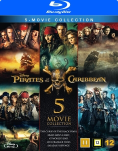 Movie - Pirates Of The Caribbean 1-5 Bd Box/Scan i gruppen FILM / Film Blu-ray hos Bengans Skivbutik AB (3962026)