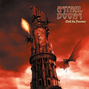 Astral Doors - Evil Is Forever (Red Vinyl Lp) i gruppen VINYL / Metal,Svensk FolkeMusikkk hos Bengans Skivbutik AB (3968211)
