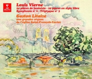 Gaston Litaize - Vierne: 24 Pièces De Fantaisie i gruppen CD hos Bengans Skivbutik AB (3976775)