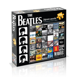 The Beatles - Album Collage (1000 Piece Puzzle) i gruppen MERCHANDISE / Puslespill / Pop-Rock hos Bengans Skivbutik AB (3978949)