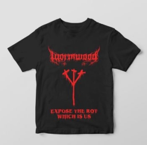 Wormwood - T/S Expose The Rot Which Is Us (M) i gruppen MERCHANDISE / Merch / Metal hos Bengans Skivbutik AB (3980089)