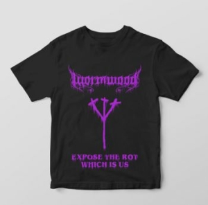 Wormwood - T/S Expose The Rot Which Is Us (L) i gruppen MERCHANDISE / Merch / Metal hos Bengans Skivbutik AB (3980093)
