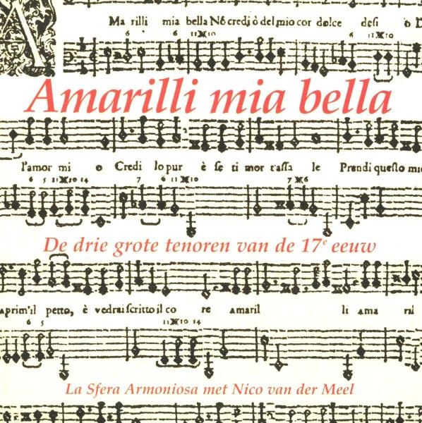 Caccini/Rasi/Dognazzi - Amarilli Mia Bella i gruppen CD / Klassisk hos Bengans Skivbutik AB (3995573)