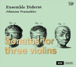 Ensemble Diderot - Sonatas For Three Violins i gruppen CD hos Bengans Skivbutik AB (3996910)