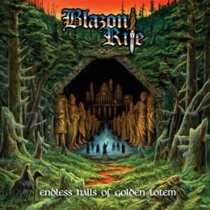Blazon Rite - Endless Halls Of Golden Totem i gruppen CD / Metal/ Heavy metal hos Bengans Skivbutik AB (4000559)