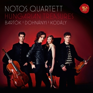 Notos Quartett - Hungarian Treasures - Bartók, Dohnányi, Kodály i gruppen Annet /  hos Bengans Skivbutik AB (4006561)