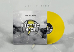 Electric Haze - Get In Line (Clear Yellow Vinyl) i gruppen VINYL / Metal,Svensk Musikkk hos Bengans Skivbutik AB (4017815)
