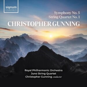Gunning Christopher - Symphony No. 5 & String Quartet No. i gruppen CD hos Bengans Skivbutik AB (4017843)