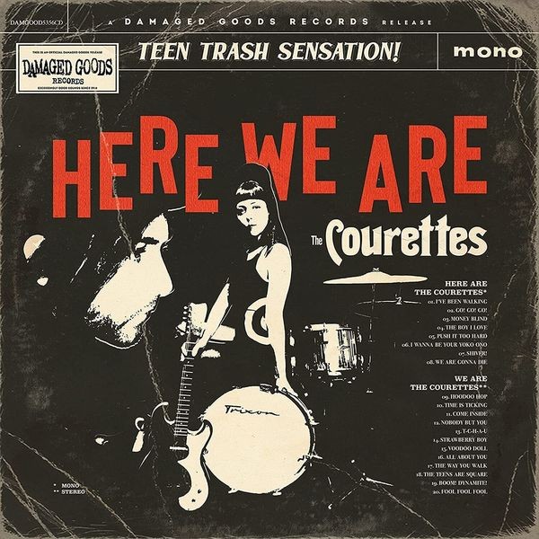 The Courettes - Here We Are The Courettes i gruppen CD / Rock hos Bengans Skivbutik AB (4035599)