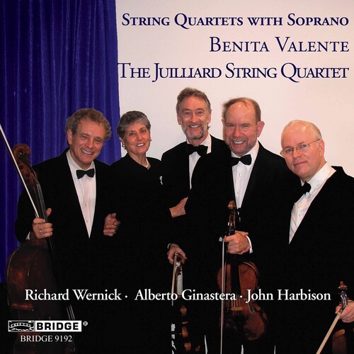 Wernick/Ginastera - String Quartets With Sopr i gruppen Annet /  hos Bengans Skivbutik AB (4045396)