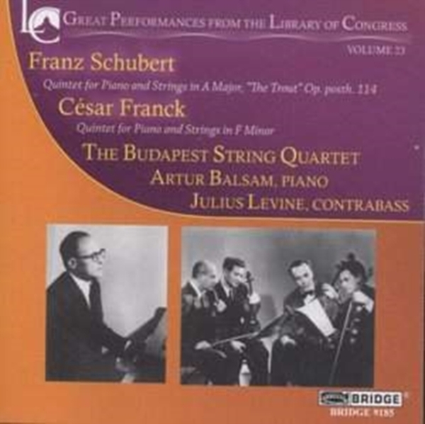 Schubert/Franck - Quintets For Piano & Stri i gruppen CD / Klassisk hos Bengans Skivbutik AB (4045469)