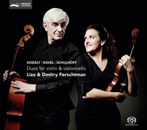 Liza & Dmitry Ferschtman - Duos For Violin & Violoncello i gruppen CD hos Bengans Skivbutik AB (4046179)